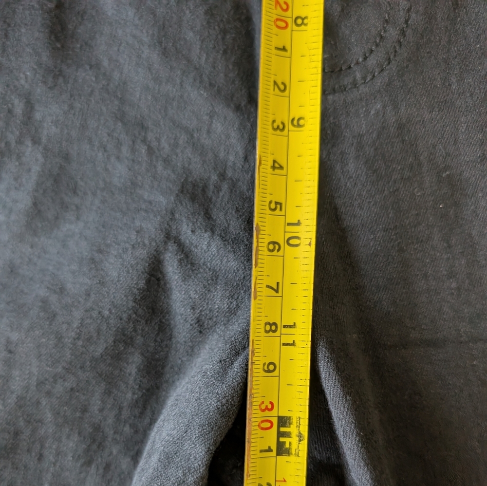 NWT Classic Black Minimal Skinny Emo Goth Skater Jeans Neutral Sz L Stretch image 7